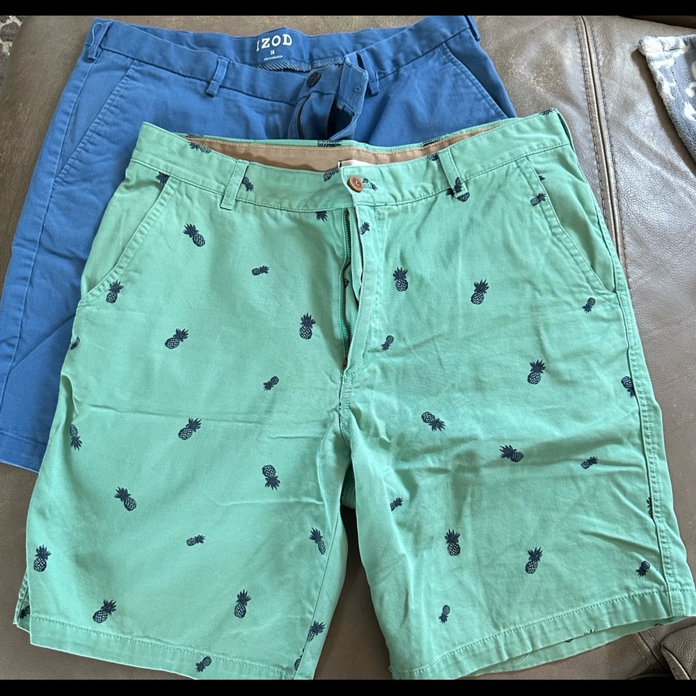Men’s Size 38 Izod Shorts. Very Good used condition. 2 pairs.